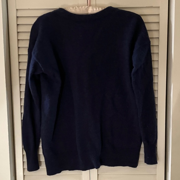Madewell Harlow Blue Wool Cardigan - Picture 11 of 11